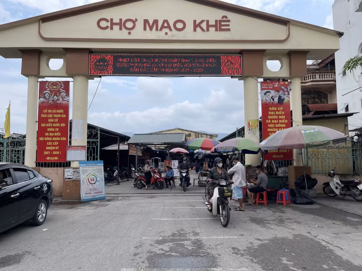 Chợ Mạo Khê là 1 trong những chợ quy mô lớn nhất của TX Đông Triều với hơn 1.200 ki-ốt.