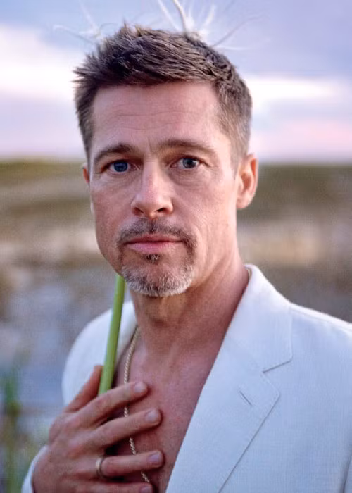 Brad Pitt thừa nhận nghiện rượu trên tạp chí năm 2017. Ảnh: GQ.