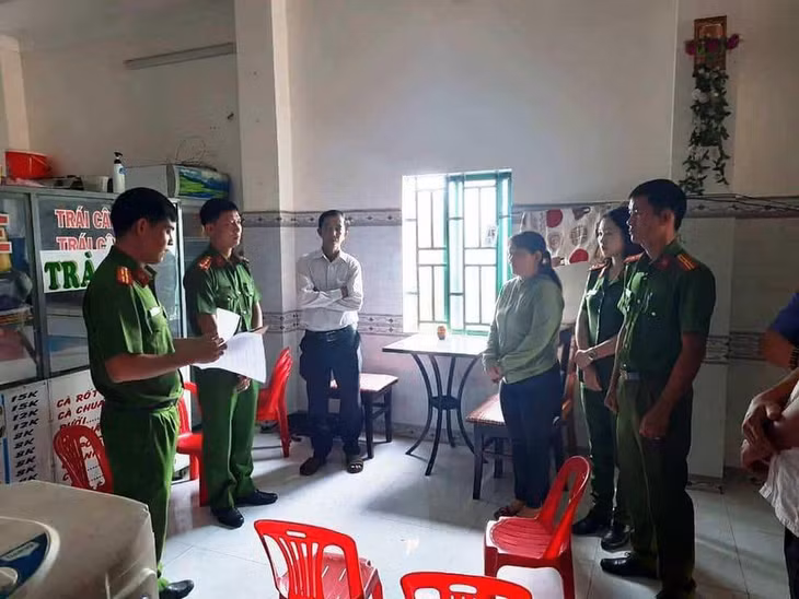 Bà Trần Thị Yến Chi thời điểm bị bắt. Ảnh Công an cung cấp