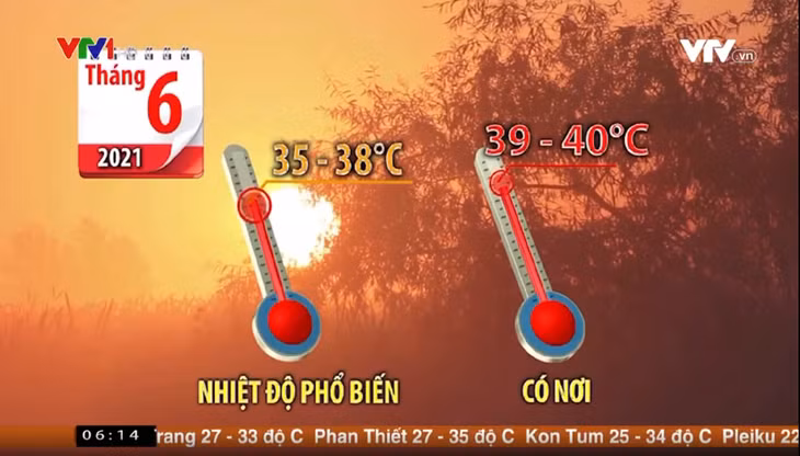 Trong tháng 6, Bắc Bộ có bao nhiêu đợt nắng nóng? ảnh 1