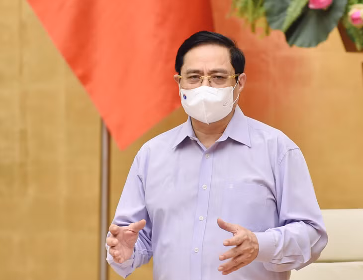 Thủ tướng Chính phủ Phạm Minh Chính phát biểu tại Hội nghị. - Ảnh: VGP/Nhật Bắc Thủ tướng Chính phủ Phạm Minh Chính phát biểu tại Hội nghị. - Ảnh: VGP/Nhật Bắc