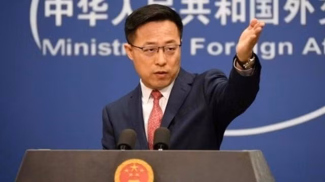 Người phát ngôn Bộ Ngoại giao Trung Quốc Triệu Lập Kiên. (Ảnh: Reuters)