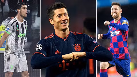 Chiếc giày Vàng châu Âu 2020/21: Lewy độc chiếm đỉnh bảng, Messi và Ronaldo ganh đua đến phút cuối ảnh 1