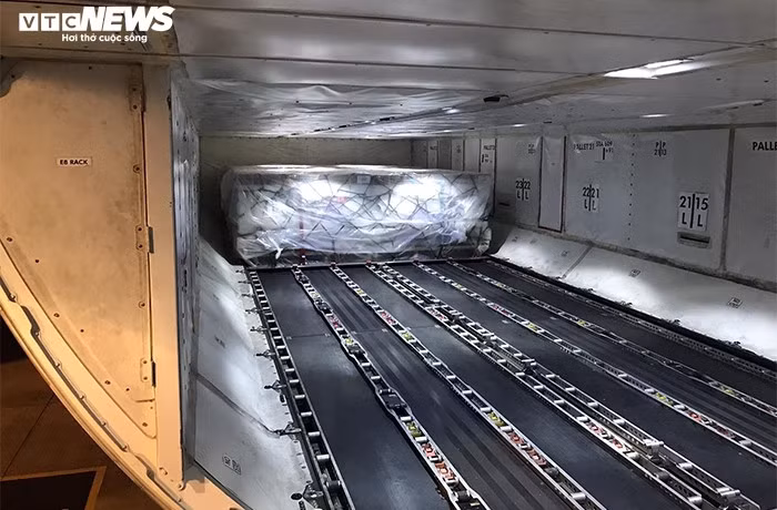 Tổng khối lượng vải xuất Nhật trên hai chuyến là gần 10 tấn.