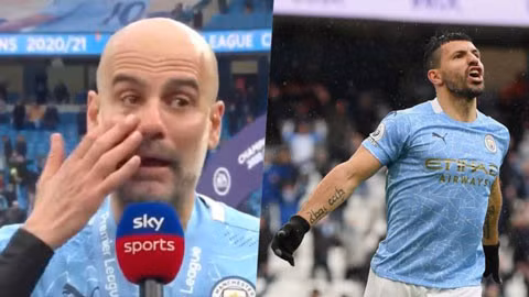 Pep khóc nức nở chia tay công thần Aguero ảnh 1 Pep khóc nức nở chia tay công thần Aguero ảnh 1