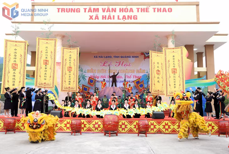 UBND xã Hải Lạng tổ chức Lễ hội Đền Đức Ông Hoàng Cần và Ngày hội Văn hóa, Thể thao các dân tộc xã Hải Lạng năm 2025. Ảnh: Mai Linh