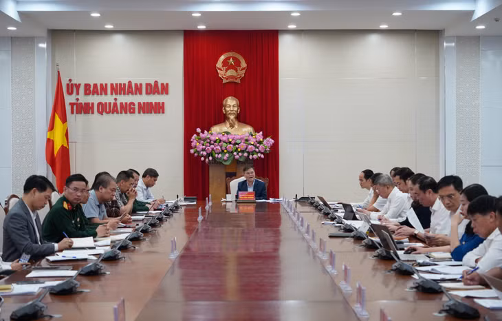 Quang cảnh buổi làm việc.