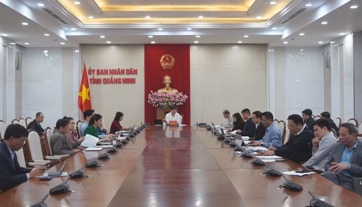 Đồng chí Nguyễn Văn Công, Phó Chủ tịch UBND tỉnh, phát biểu chỉ đạo tại cuộc họp.