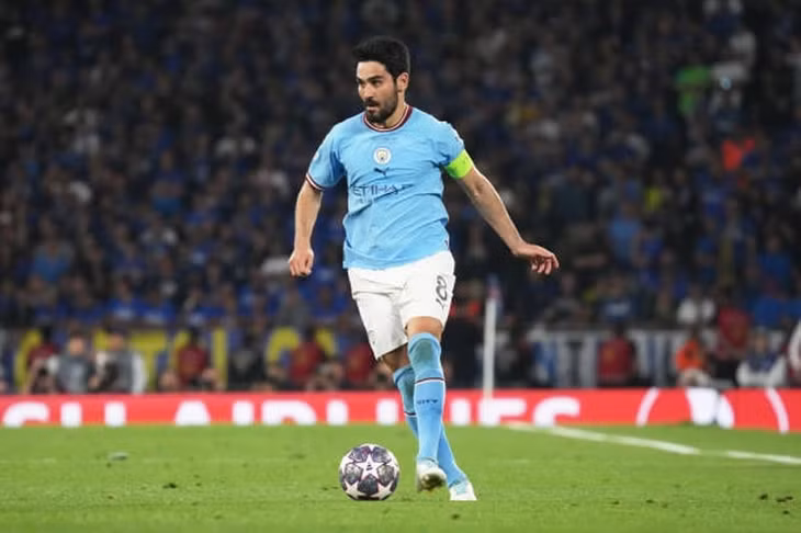 Gundogan ngày còn khoác áo Man City – Ảnh: Getty