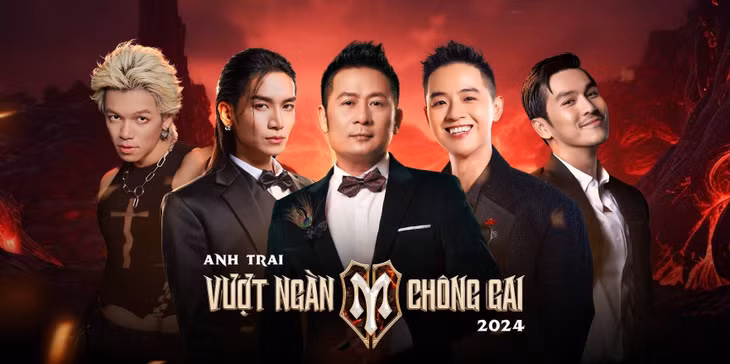 Các nghệ sĩ góp mặt trong “Anh trai vượt ngàn chông gai“. Ảnh: Nhà sản xuất