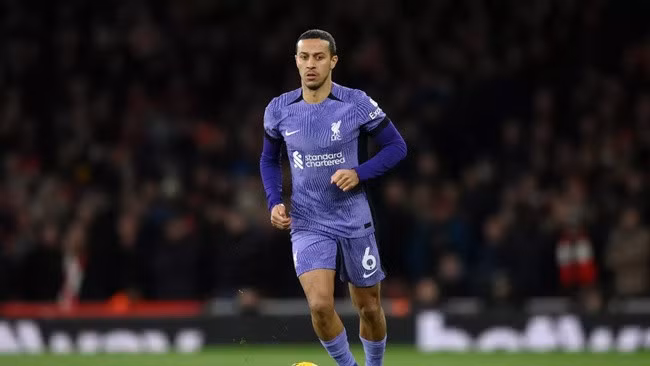 Thiago mới chỉ chơi 5 phút cho Liverpool mùa này.