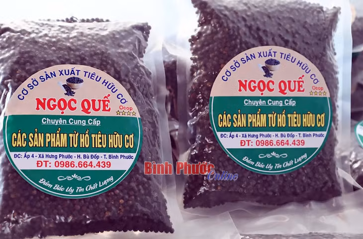 Được công nhận sản phẩm ocop 4 sao đã giúp cho hạt tiêu hữu cơ đạt chứng nhận theo tiêu chuẩn châu Âu của nhà nông Võ Ngọc Quế được tăng lên 50% giá trị và thị trường tiêu thụ đang ngày càng rộng mở
