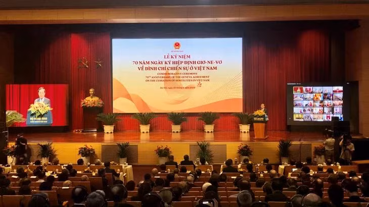 Phó Thủ tướng Trần Lưu Quang phát biểu tại Lễ kỷ niệm.