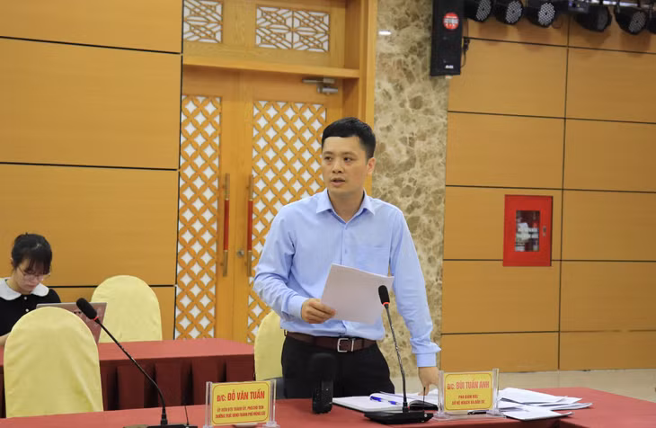 Lãnh đạo Sở KH&amp;ĐT thông tin về tiến độ triển khai các công trình, dự án trọng điểm trên địa bàn tỉnh 4 tháng năm 2024.