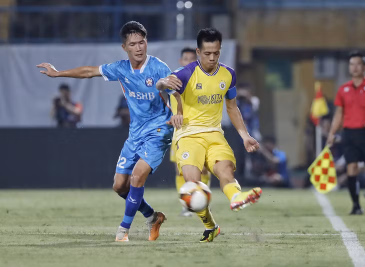 Hà Nội FC vào bán kết cúp Quốc gia 2023/24. Ảnh: Đ.C
