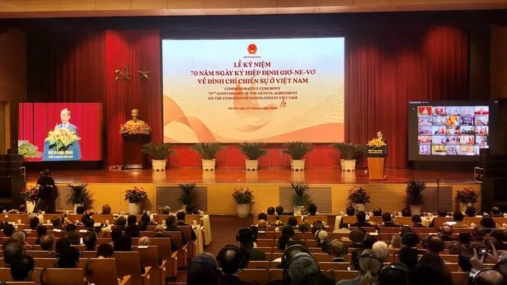 Bộ trưởng Ngoại giao Bùi Thanh Sơn phát biểu tại Lễ kỷ niệm.