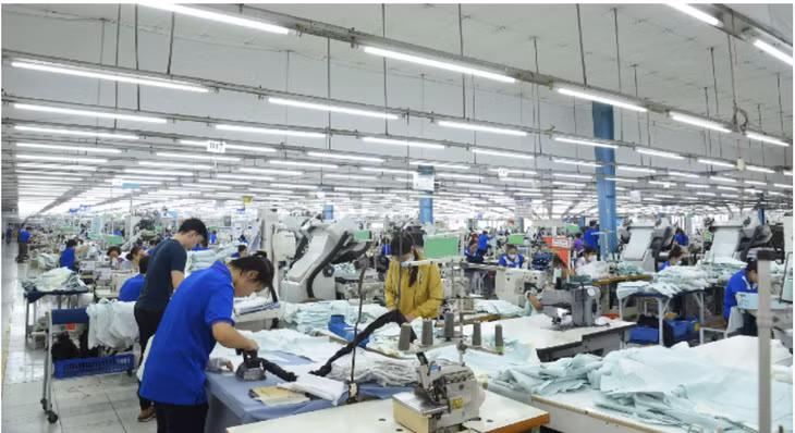 Nhiều doanh nghiệp dệt may đã chuyển đổi sang hệ thống chiếu sáng xanh trong hành trình chuyển đổi xanh để tăng tính cạnh tranh cho sản phẩm