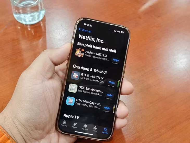Rất nhiều game chưa được cấp phép có thể tải về trên kho ứng dụng của Netflix. (Ảnh: Minh Sơn/Vietnam+)
