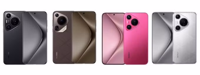 Bốn smartphone Pura 70, Pura 70 Ultra, Pura 70 Pro và Pro+. Ảnh: Huawei