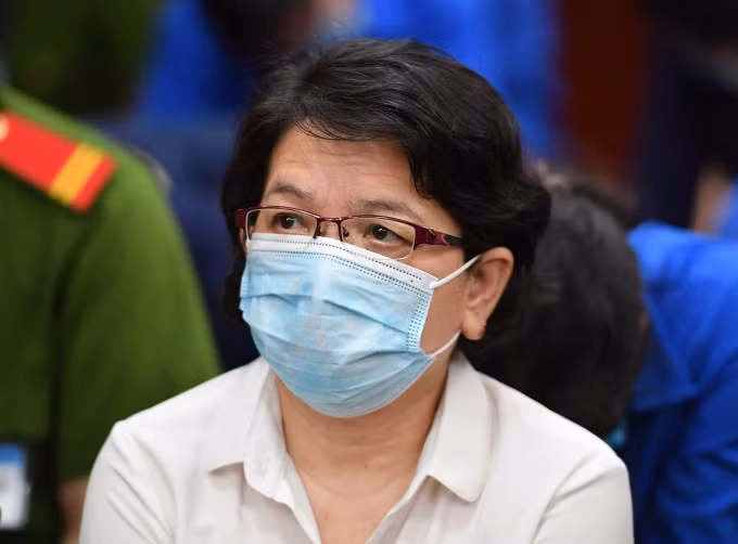 Bị cáo Đỗ Thị Nhàn. Ảnh: Thanh Tùng