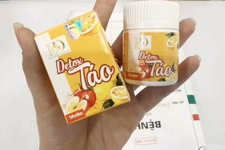 Hình ảnh sản phẩm Detox Táo hỗ trợ giảm cân.