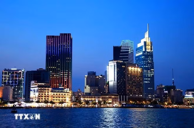 Một góc Thành phố Hồ Chí Minh. (Nguồn: TTXVN)