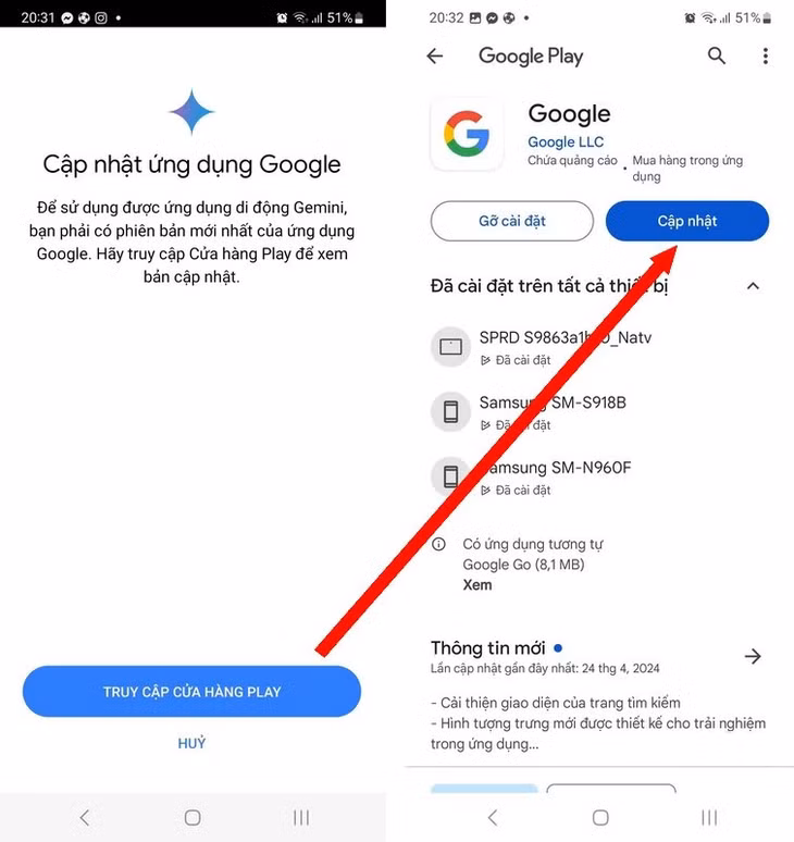 Cách cài đặt, sử dụng chatbot AI Google Gemini trên smartphone tại Việt Nam ảnh 3