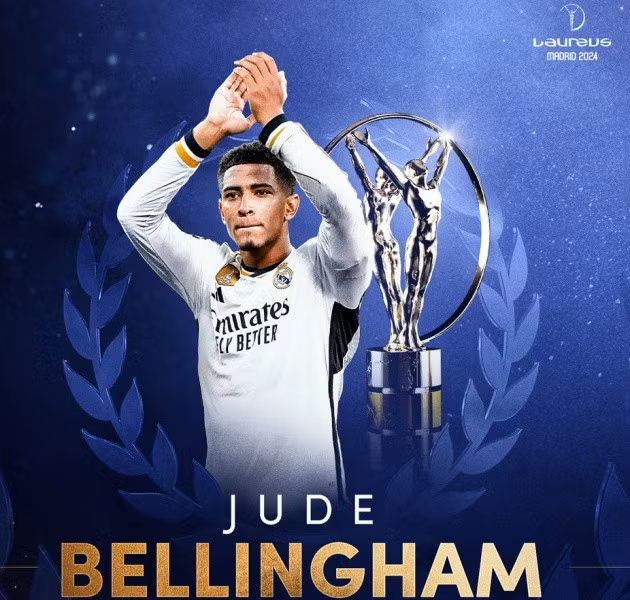 Bellingham nhận giải thưởng cao quý.