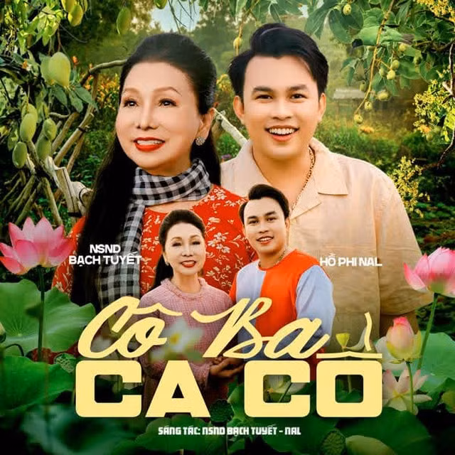 "Cô Ba ca cổ" là sự kết hợp giữa NSND Bạch Tuyết với ca nhạc sĩ trẻ Hồ Phi Nal- một sản phẩm âm nhạc theo phong cách tân cổ đời mới