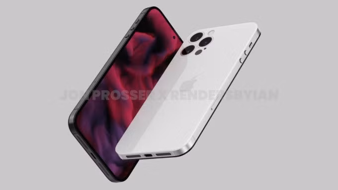 Ý tưởng iPhone 14 Pro Max với camera phẳng. Ảnh: Jon Prosser