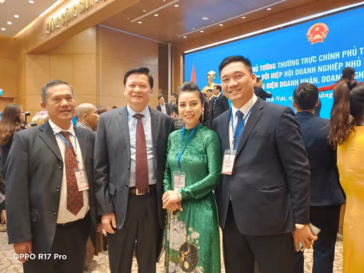 Bà Đỗ Thị Huyền Trang, đại diện doanh nghiệp diện kiến Phó Thủ tướng Chính phủ.