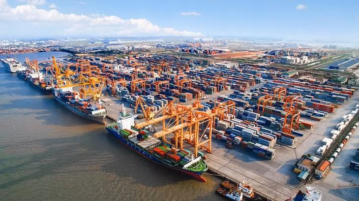 Đến 2030, hệ thống cảng biển đáp ứng thông qua lượng hàng hóa từ 1.140 đến 1.423 triệu tấn (trong đó hàng container từ 38 đến 47 triệu TEU). Ảnh minh họa