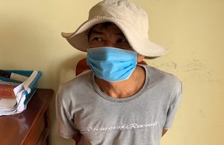 Bị can Hồ Văn Bình bị bắt giữ.