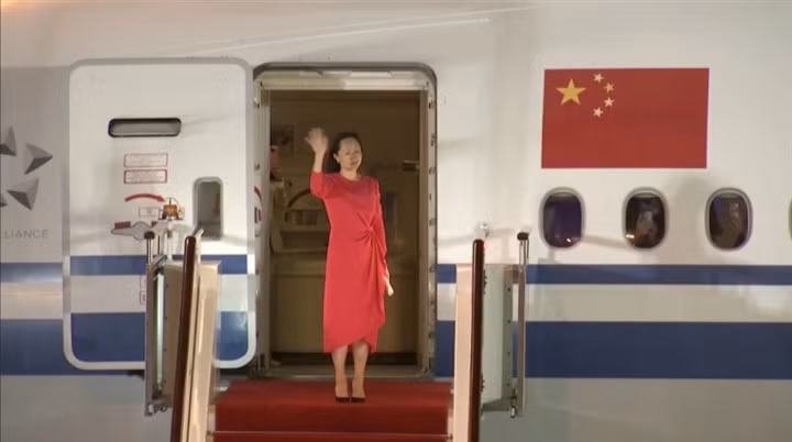 Giám đốc tài chính Huawei Mạnh Vãn Châu. (Ảnh: Reuters)