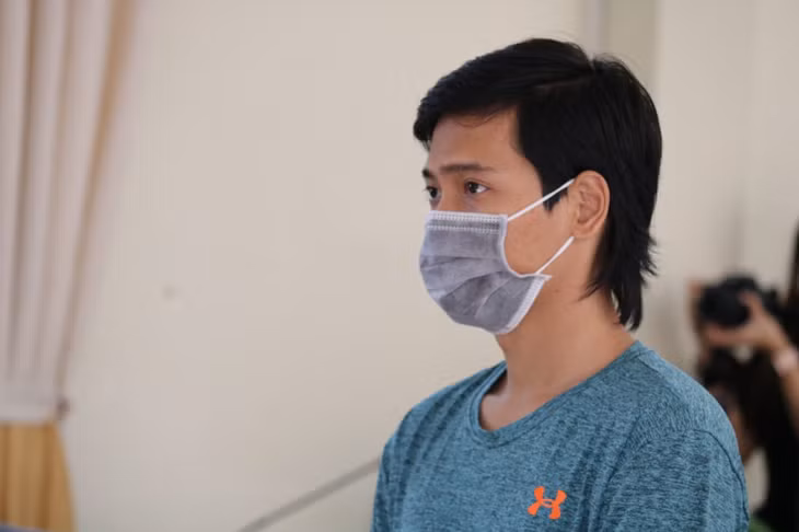 Bị cáo Công tại phiên tòa.