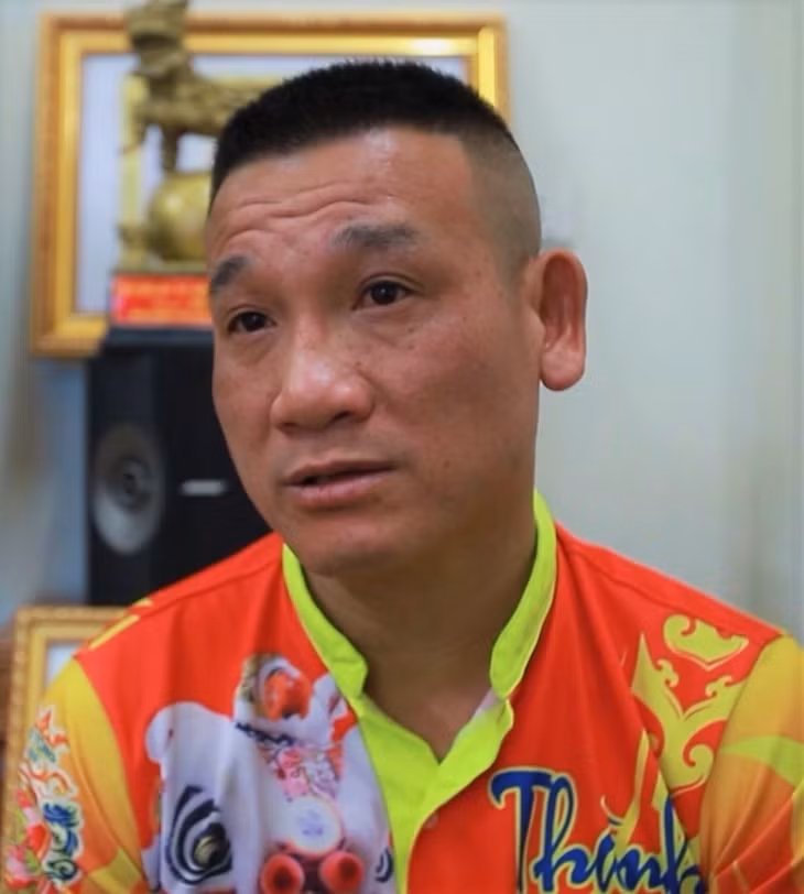 Võ sư Bùi Văn Thành đã có hơn 30 năm gắn bó với nghệ thuật múa lân sư rồng.