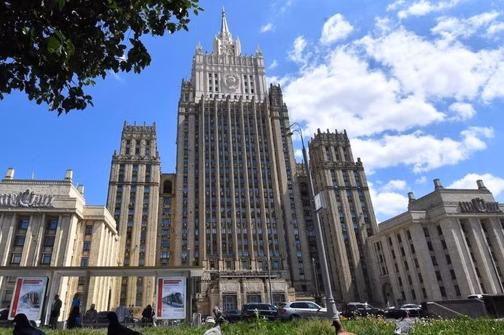 Trụ sở Bộ Ngoại giao Nga ở Moscow. Ảnh: Sputnik Moscow triệu tập đại sứ Mỹ vì cáo buộc can thiệp bầu cử Nga