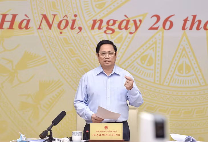 Thủ tướng Phạm Minh Chính nhấn mạnh quan điểm “nghĩ thật, nói thật, làm thật, hiệu quả thật, nhân dân và doanh nghiệp được thụ hưởng thật” - Ảnh: VGP/Nhật Bắc Thủ tướng Phạm Minh Chính nhấn mạnh quan điểm “nghĩ thật, nói thật, làm thật, hiệu quả thật, nhân dân và doanh nghiệp được thụ hưởng thật” - Ảnh: VGP/Nhật Bắc