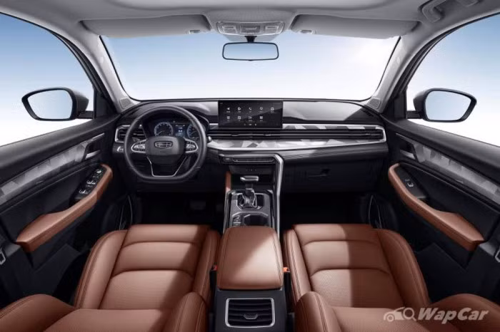 Khoang cabin 2 tông màu của Geely Vision X6 Pro
