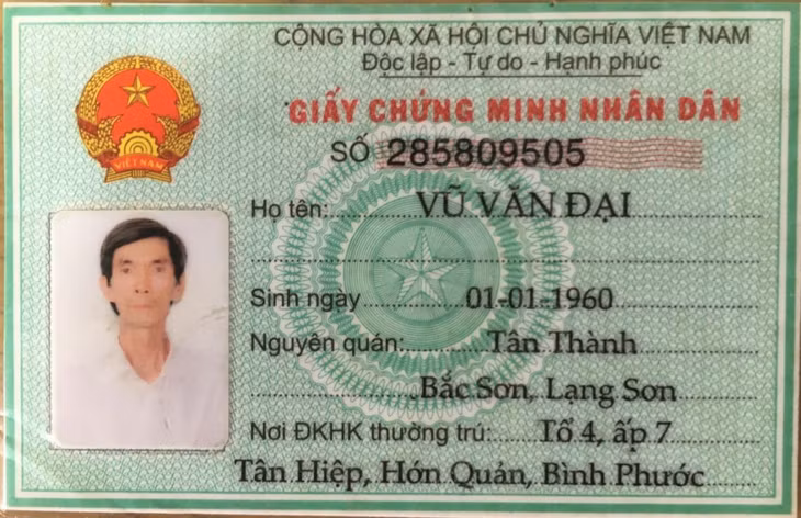 Đối tượng lẩn trốn dưới vỏ bọc mới là Vũ Văn Đại.