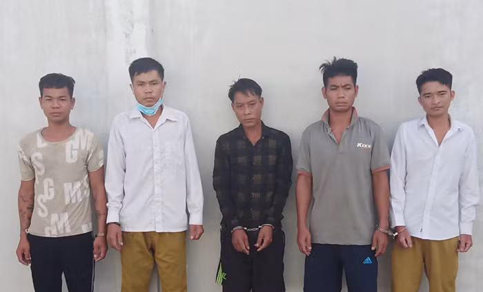 Các đối tương trong vụ án trộm trâu.