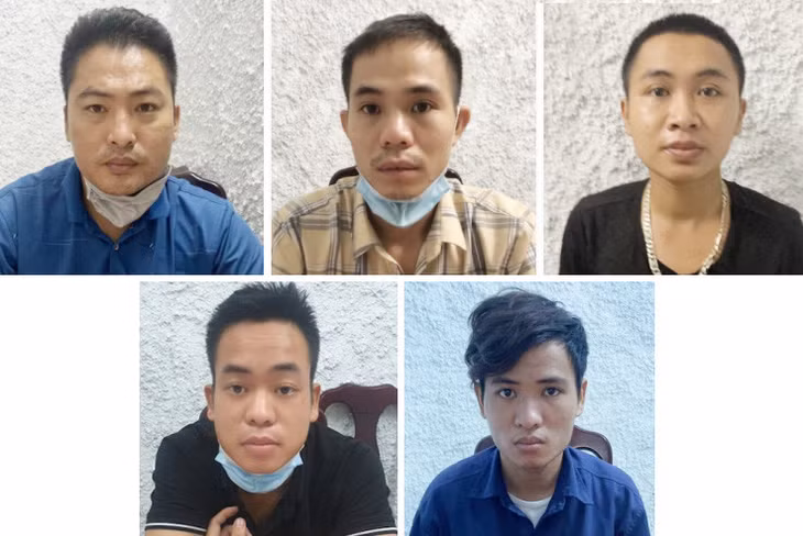 Các đối tượng gây án.