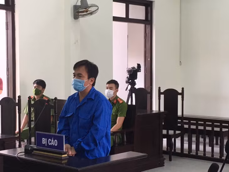 Lưu Văn Chiến tại tòa.