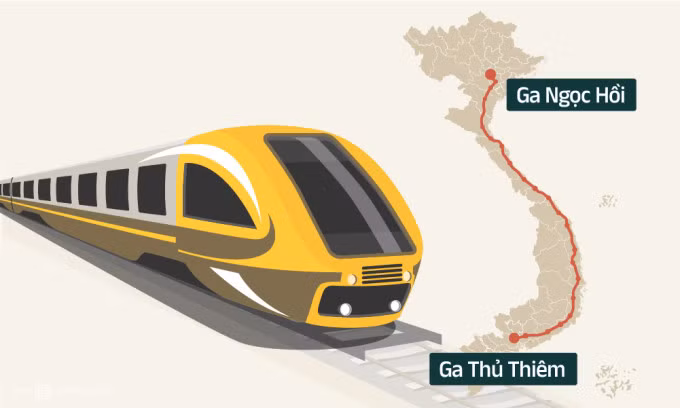 Đường sắt tốc độ cao 250 km/h được đề xuất thế nào? Đồ họa: Tạ Lư - Đoàn Loan
