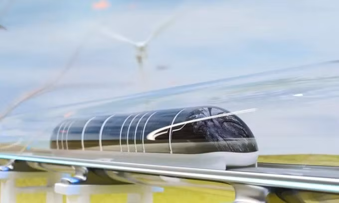 Tàu đệm từ có thể đạt tốc độ 1.000 km/h. Ảnh: Interesting Engineering