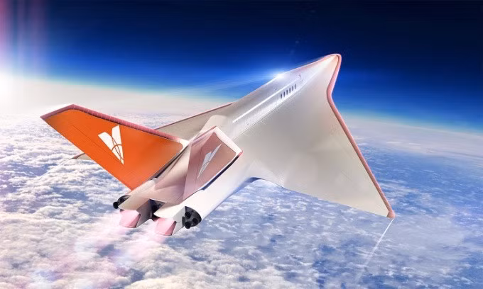 Thiết kế của máy bay siêu thanh Stargazer. Ảnh: Venus Aerospace