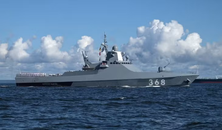 Tàu tuần tra Vasily Bykov. Ảnh: Sputnik