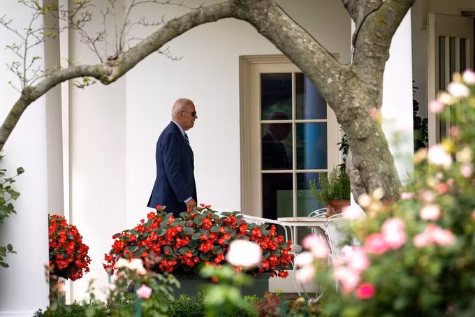 Tổng thống Biden đang tái tranh cử mà không có đối thủ đáng kể trong nội bộ đảng Dân chủ (Ảnh: New York Times).