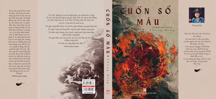 Bìa sách "Cuốn sổ máu".
