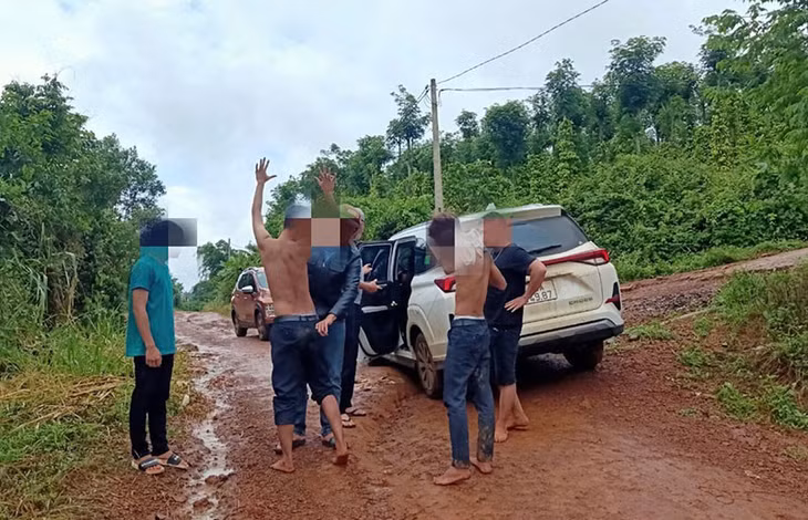 Các đối tượng bị bắt giữ.
